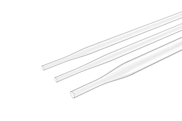 PET HS, ID: 0.027", ID rec: 0.02", Ratio: 1.50, WT: 0.0005", L: 50"